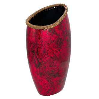Wanderlust Deco Wanderlust Deco - Jarr&oacute;n De Cer&aacute;mica Rojo 28x17,5x48