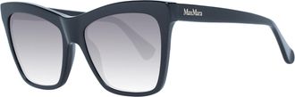 Max Mara Womens Sunglasses MM0008 01B 55 - Black - One Size