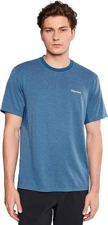 Marmot Uptrail Short Sleeve Mens Clothing Nautical Blue : 2XL, Elastane/Polyester