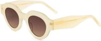Kaleos Travers 005 Zonnebrillen - Dames - Zonnebrillen - Wit - 47 MM - Accessoires