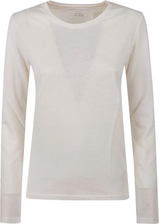 Majestic Filatures H26M005Fts 008 Long Sleeve Top - Dames - Longsleeves - Beige - XS - Tops