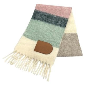 Delvaux Pre-owned Scarves, female, Multicolor, Size: ONE SIZE Pre-owned Mohair Alpaca Wool Scarf