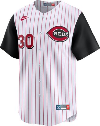 Nike Ken Griffey Jr. Cincinnati Reds Cooperstown Nike Mens Dri-FIT MLB Limited Jersey in White | CO2507MCQNP-4U8
