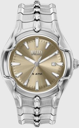 Diesel Vert Stainless Steel Watch - Timeframes - Man - Silver