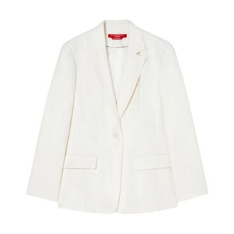 Marina Rinaldi Dames, Jassen, Wit, Maat: L Viscose