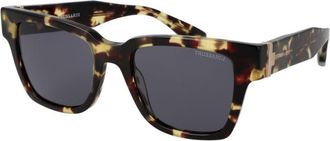 Trussardi Brown Acetate Mens Sunglasses