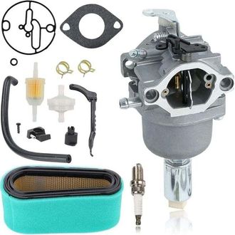 OEM Carburador - Para Motores Briggs Stratton 14 Hp A 18 Hp - Compatible Con Modelos 698620 690194 791886 695412 - Repuesto Para Cortac&eacute;sped - 1 Unidad
