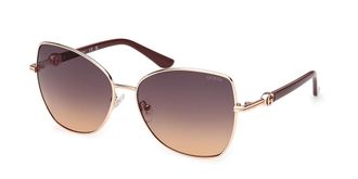 Guess GU00259 28B Womens Sunglasses Gold Size 59