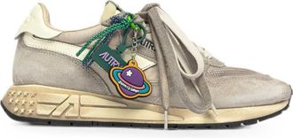 Autry Super Vintage Suede-panelled Sneakers