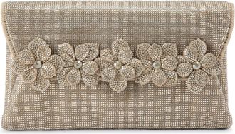Carvela Womens Petalo Envelope Clutch Bag - Gold - One Size