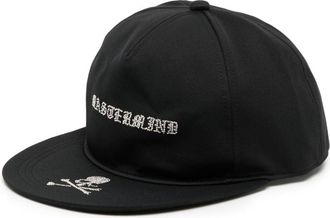 Mastermind Japan slogan-embroidered cap - men - Polyester - L - Black