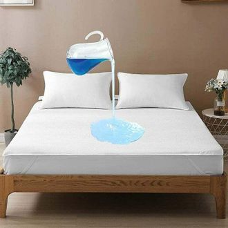 OEM Protector De Colch&oacute;n Impermeable De 90 X 200 Cm, Hipoalerg&eacute;nico, Transpirable, De Algod&oacute;n, Con 4 Esquinas El&aacute;sticas