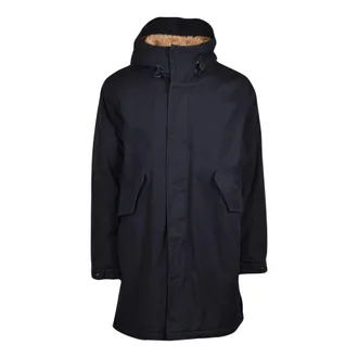 Aspesi Heren, Mantels, Blauw, Maat: XL Katoen