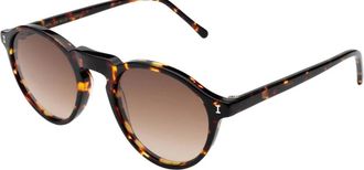 Illesteva Womens Capri Sunglasses In Star Tortoise/brown Gradient