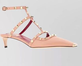 Valentino Garavani leather rockstud mules