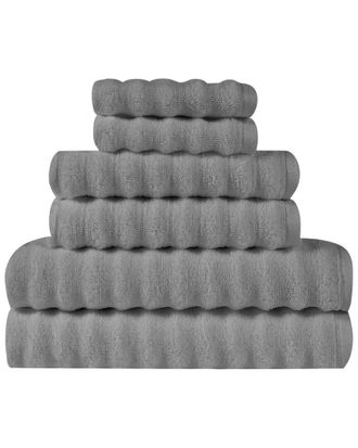 London Fog Zero Twist 6Pc Towel Set