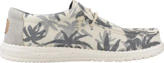 Hey Dude Jute Palm Veterschoenen - Heren - Veterschoenen - Grijs - 44 EU - Jute - Schoenen