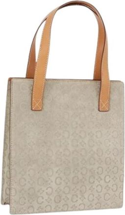Celine Pre-owned Vintage Hand Bag - Dames - Vintage Handtas - Beige - ONE Size - Leer - Vintage