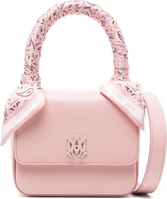 Amiri micro Ma cross body bag - women - Polyester/Lamb Skin/Polyurethane - OS - Pink