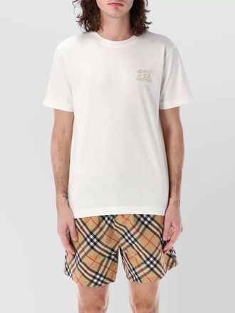 Burberry basic crew neck short sleeve t-shirt