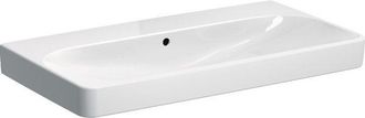 Keramag Keramag - Geberit Smyle Lavabo Cuadrado 500250, 90x48cm, Sin Agujero Para