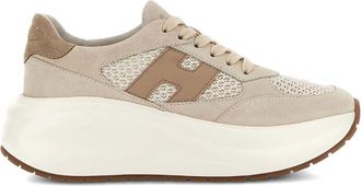 Hogan Beige Logo Sneakers