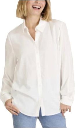 Nafnaf Shirts, female, White, Size: XS White Long Sleeve Shirt