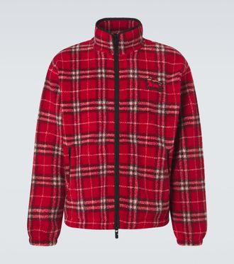 Burberry Burberry Check wool-blend jacket