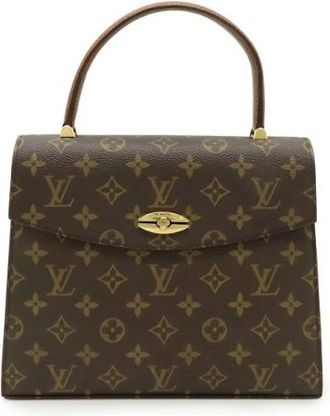 Louis Vuitton Pre-owned Vintage Canvas Handtas - Dames - Vintage Handtas - Bruin - ONE Size - Vintage