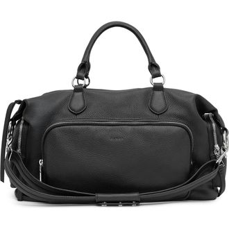 Aim&eacute;e Away We Go Leather Duffle Bag in Black at Nordstrom