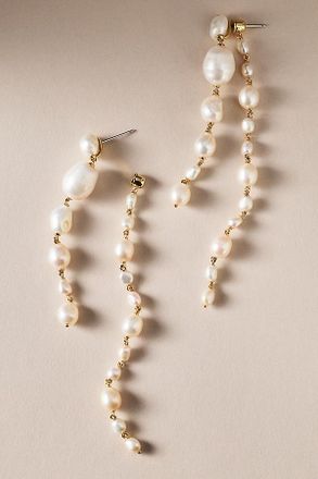 Nadri London Freshwater Pearl Drop Earrings