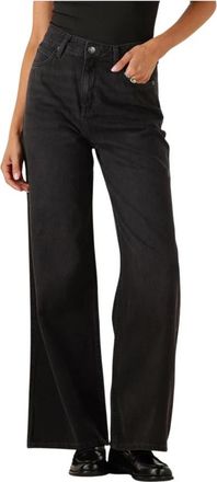 Lee Stella A Line Zwarte Jeans - Dames - Loose Fit Jeans - Zwart - W32 L31 - Katoen - Jeans