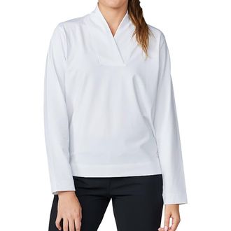 Sofibella Staples Womens Golf Pullover in White at Nordstrom, Size Small