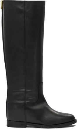 Via Roma 15 V Boots - Dames - Hoge Laarzen - Zwart - 40 EU - Leer - Schoenen