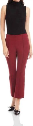 Fifteen Twenty Sigourney Pintuck Pants In Brick