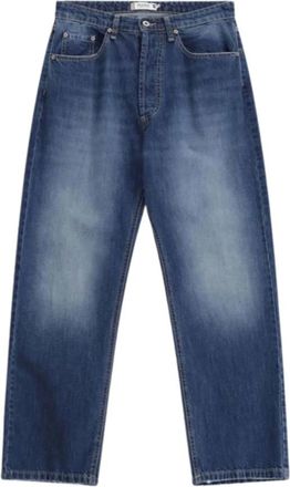 Please Straight Jeans, female, Blue, Size: XS Straight Jeans