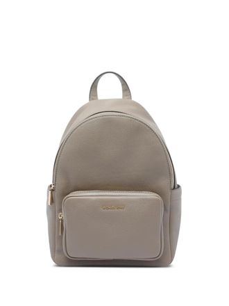 Michael Michael Kors Tanner zip-pocket leather backpack - Neutrals