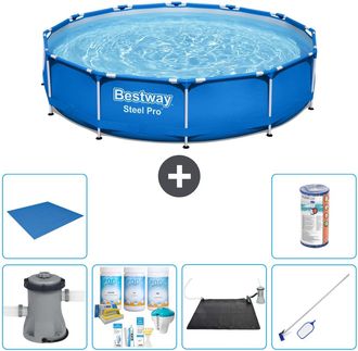 Bestway Piscina Bestway Steel Pro Redonda - 366x76 Cm - 8-piezas S22101