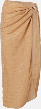 Os&eacute;ree Os&eacute;ree Lumi&egrave;re ring-detail beach cover-up