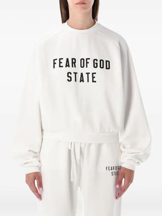 Fear of God fleece sweatshirt - women - Fabric - M - White