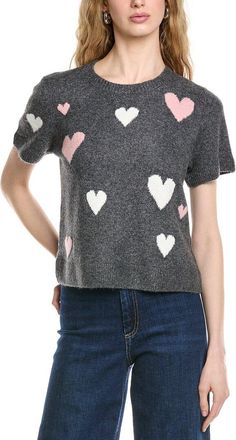 CeCe by Cynthia Steffe Cece All Over Heart Sweater