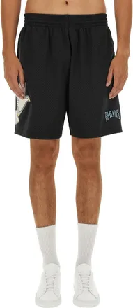 3.Paradis Logo-Embroidered Bermuda Shorts - Black