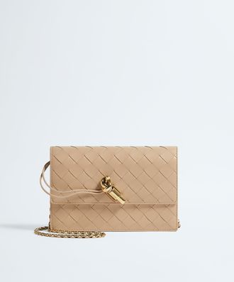 Bottega Veneta Pochette Andiamo con catena - Beige - Donna - U
