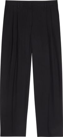 Toteme Straight-leg Twill Trousers - Black - 42 (UK14 / L)