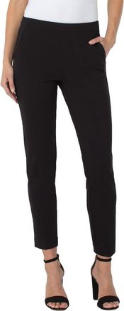 Liverpool L.A. Kayla Pull-On Slim Ponte Pants in Black at Nordstrom, Size 10P