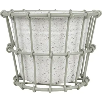 Foreside Home And Garden Mini 2-Piece Planter Gray Metal at Nordstrom