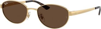 Ray-Ban RB3774D Asian Fit 001/73 Mens Sunglasses Gold Size 55