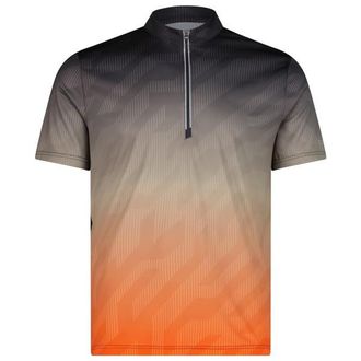 F.lli Campagnolo 1/4-Zip T-Shirt Freebike Velotrikot f&uuml;r Herren | grau