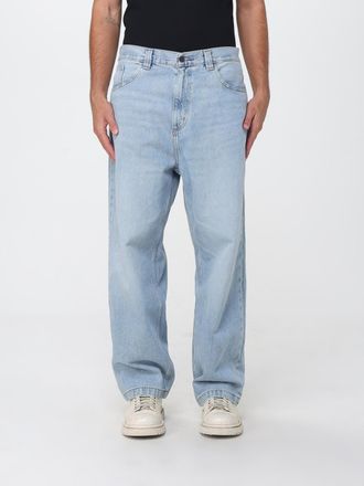 Carhartt Work in Progress Jeans Brandon a gamba larga in denim di cotone a 5 tasche
