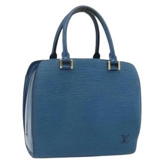 Louis Vuitton Pre-owned Handbags, female, Blue, Size: ONE SIZE Pre-owned Epi Leather Hand Bag